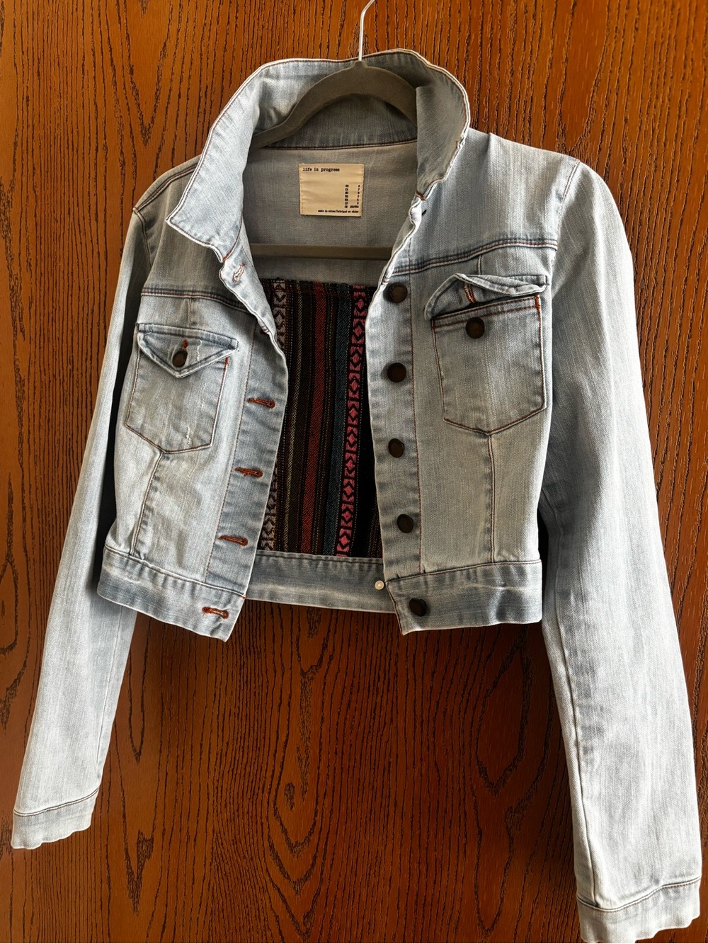 Women’s Crop Jean Jacket - Small